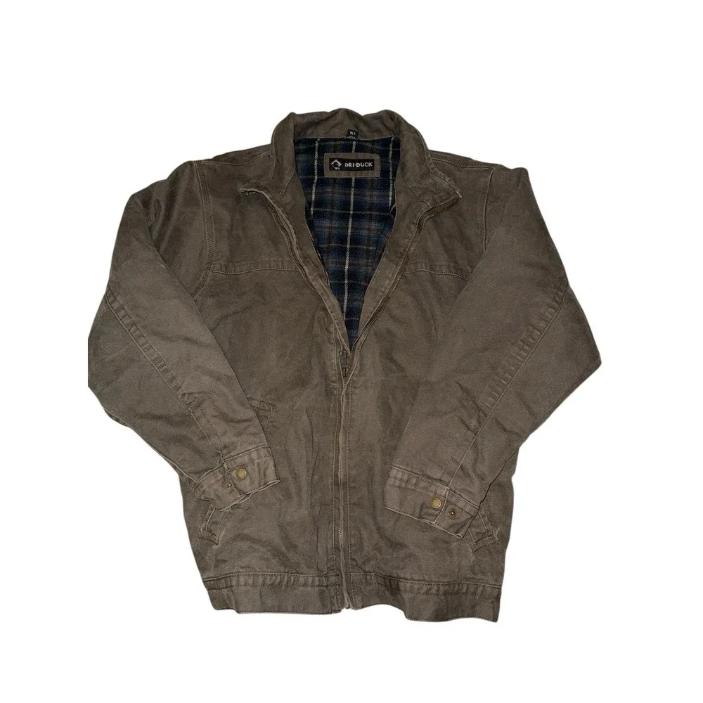 DRI DUCK Maverick‎ Boulder Cloth Jacket with Blanket Lining Work Chore Sz XLT